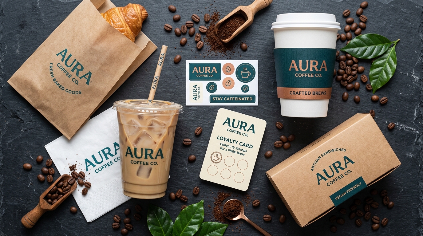 Coffee shop brand package