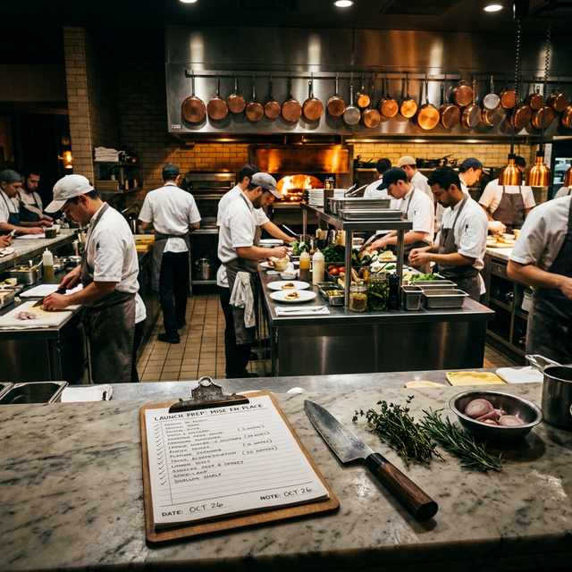 180-Point Restaurant Launch Checklist