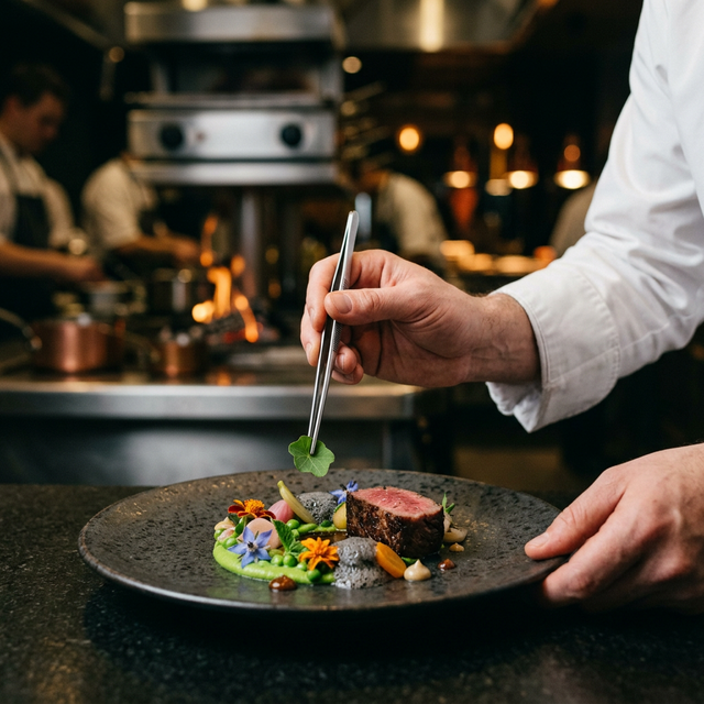 Chef Plating Signature Dish