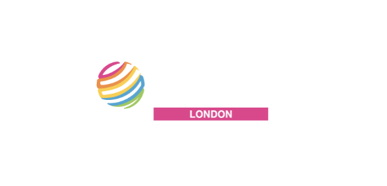 London logo with colorful globe