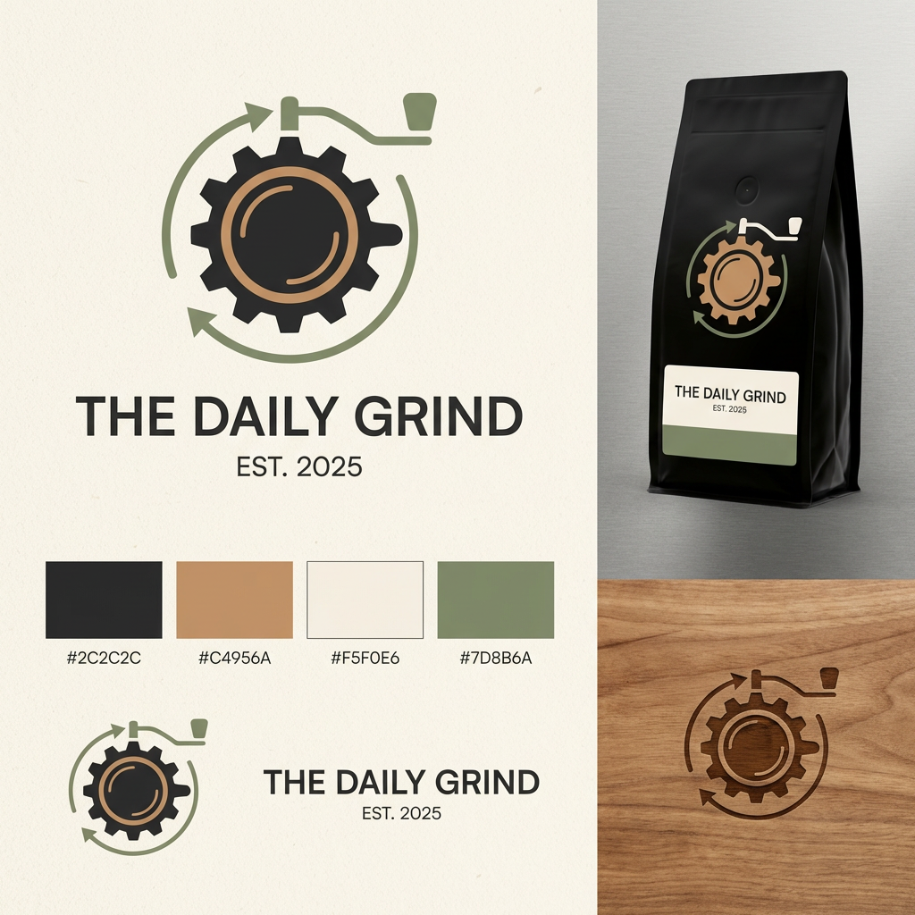 Instagram feed preview showing 9-post grid on phone screen