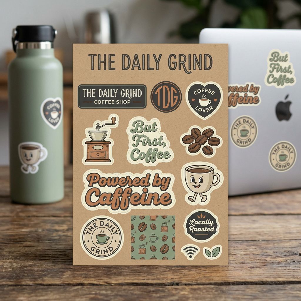 All logo variations arranged: primary, secondary, submark, monogram, reversed versions